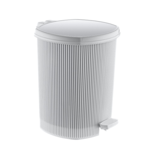 Відро для сміття 11л білий Line ELIF