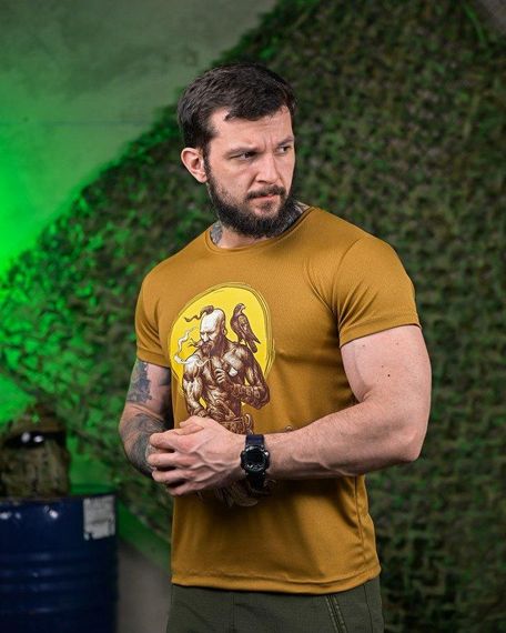 Тактична потоотводна футболка Козак койот ПП7612 | Зображення 1