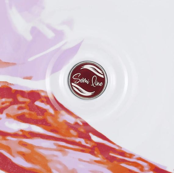 Валіза Semi Line 24" (M) White/Red Print (T5654-2) (DAS302889) | Зображення 1