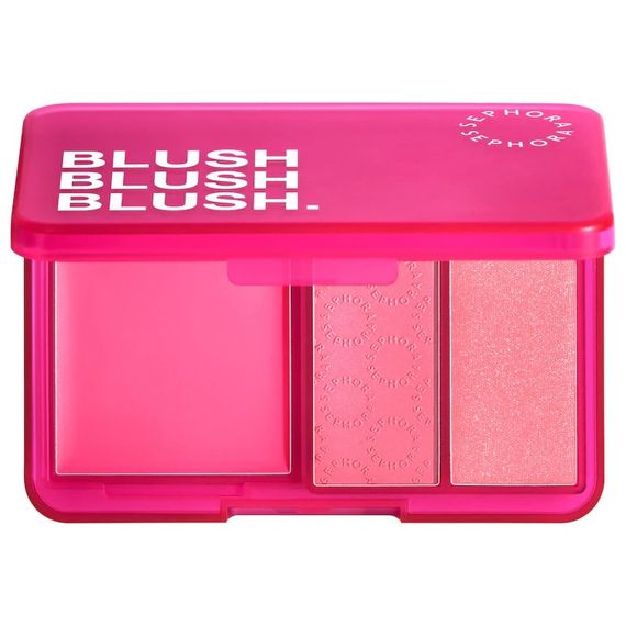 Румяна Sephora Blush Blush Blush. Multi-texture blush trio - 01 Candy Lover (8 g)