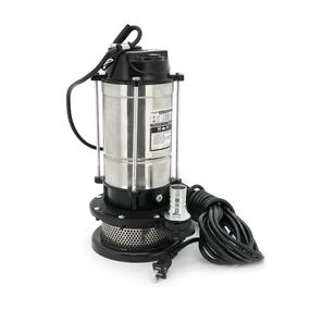 Занурювальний насос, 1100W, 220V, до 4м³/год, підйом до 26м, 25мм, нержавіюча сталь, 410х195х225 мм, 11 кг. + перехідник