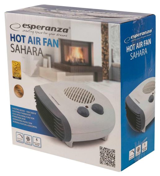 Тепловентилятор Esperanza EHH003 Sahara 2000 Вт, напольный, с термостатом | Зображення 9