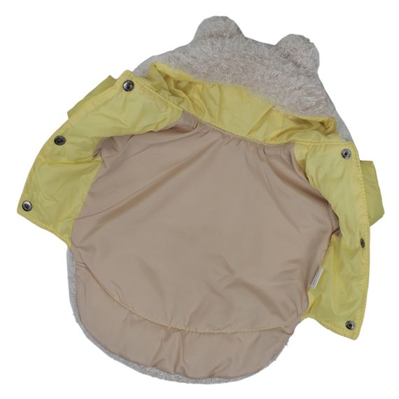 Куртка з хутром жовта K-28 | Зображення 3