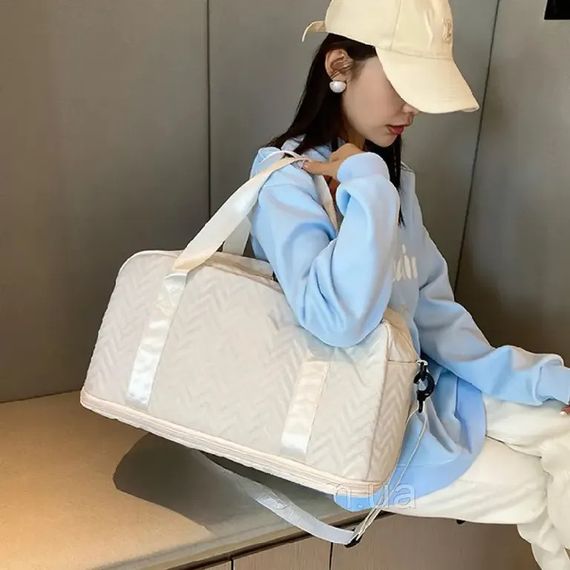 Жіноча дорожня сумка-клатч 48х28х24см XPRO XL-942 Білий (23457275603_332) | Зображення 2