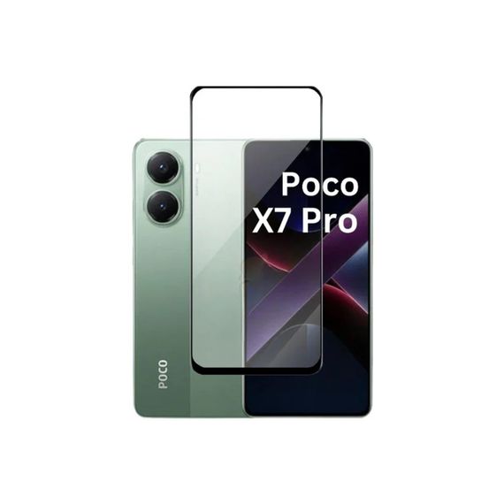 Скло захисне BeCover Poco X7 Pro Black (713415) | Зображення 1