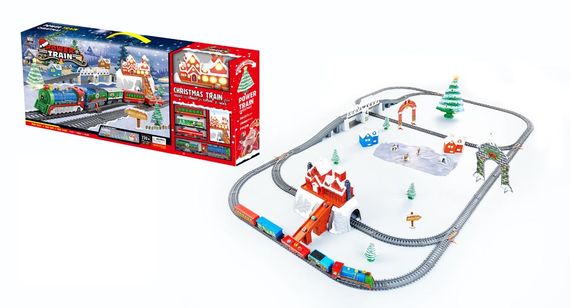 Железная дорога Christmas 21816, длина 732см, в коробке 90*40*10см (6903317298136) | Зображення 2
