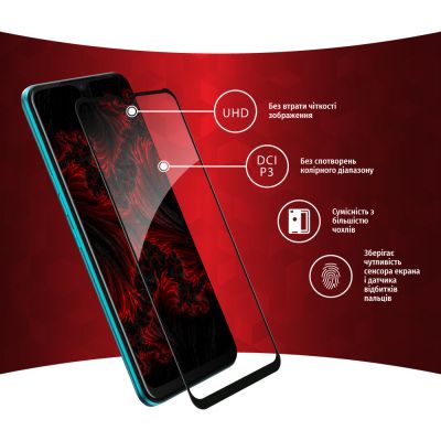 Стекло защитное Intaleo Full Glue Tecno Spark 8 (1283126533099) | Зображення 2
