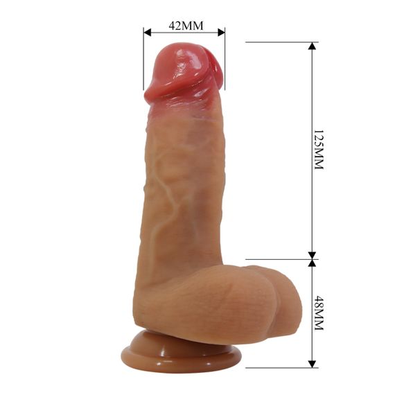 Страпон женский Pretty Love - Fogg 4.7" Silicone Dildo with Harness Briefs, BW-022076 Sex Aura | Зображення 8
