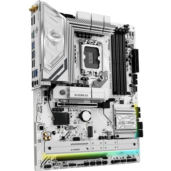 AsRock B860 Steel Legend WiFi (1851/B860, 4*DDR5, 2*PCIex16, HDMI/DP/TB4, 4xSATA, 4xM.2, 2.5Glan, 7.