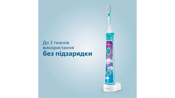 Дитяча електрична зубна щітка Philips Sonicare HX6322/04, бірюзова - Уцінка | Зображення 5