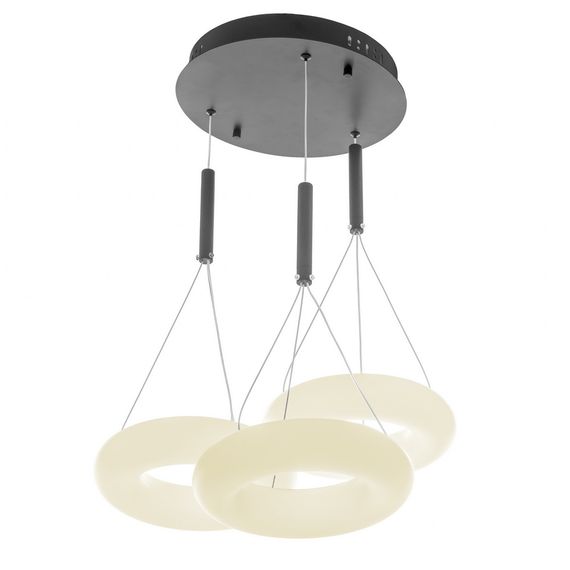 Светильник потолочный подвесной светодиодный для спальни BR-994S/39W LED BK | Зображення 1