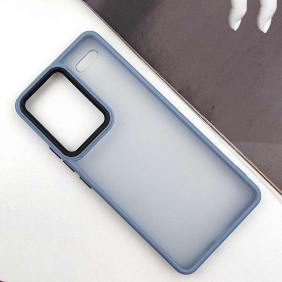 Чехол TPU+PC Lyon Frosted для Xiaomi Redmi Note 13 Pro+ Sierra Blue | Зображення 1
