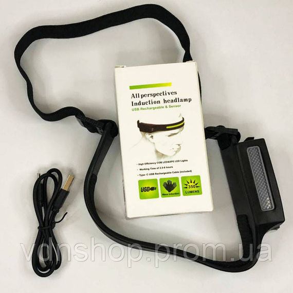 Ліхтар на лоб для промислових робіт BL-W689/G28-LM+COB, Потужний ліхтар для риболовлі, Ліхтарик на лоб SN-42 | Зображення 2