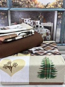 Постельное белье Belizza Chrismas Фланель Хлопок Семейный размер