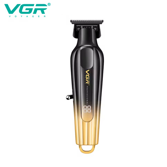 Тример для стрижки акумуляторний VGR V-935 GOLD, 5 насадок, 7000 RPM, LED дисплей | Зображення 4