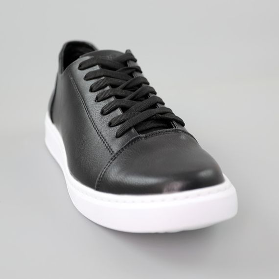 Кеди чоловічі шкіряні 589809 Чорні 40 41 42 43 44 45 | Зображення 1