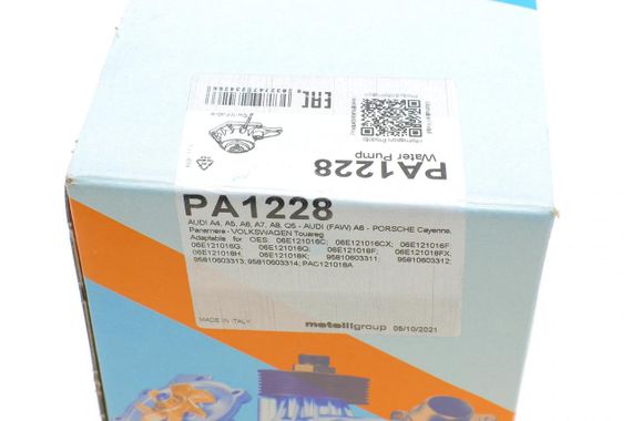 Помпа воды Audi A4-A8 Q5 Q7 VW Touareg Porsche Cayenne 3.0TFSI SE Hybrid 10- R B 4PT 8лоп switch  PA1228 | Зображення 6