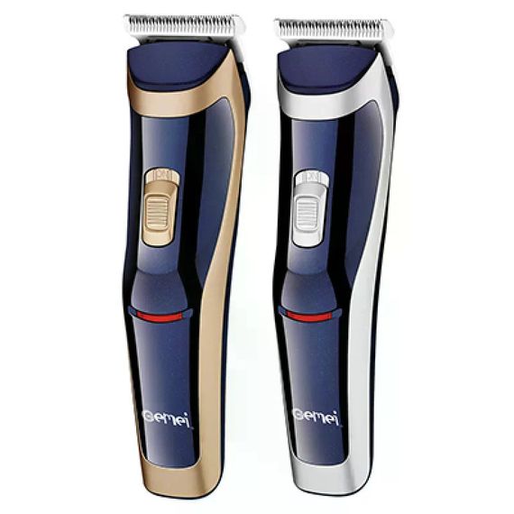 Машинка для стрижки GEMEI GM-6005 • Аккумуляторная машинка для волос GEMEI GM-6005 с 4 насадками 3–12 мм и работой до 60 минут