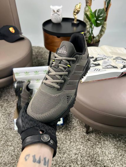 Мужские кроссовки Marathon Pro+ Khaki Black текстиль  весна / літо / осінь A3622 | Зображення 1