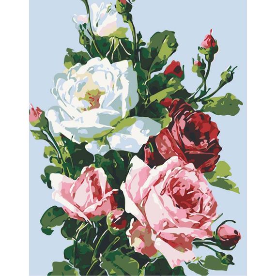 Картина по номерам "Грация роз" 504035-NC 40х50 см