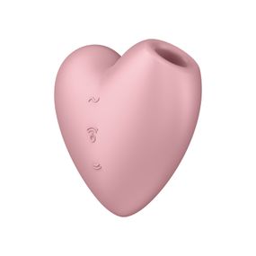 Вакуумный стимулятор для клитора Cutie Heart цвет: розовый Satisfyer (Германия) Sex Aura