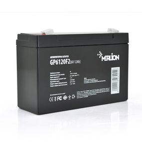 Аккумуляторная батарея MERLION AGM GP6120F2 6V 12A h (150x50x95 (100) Q10