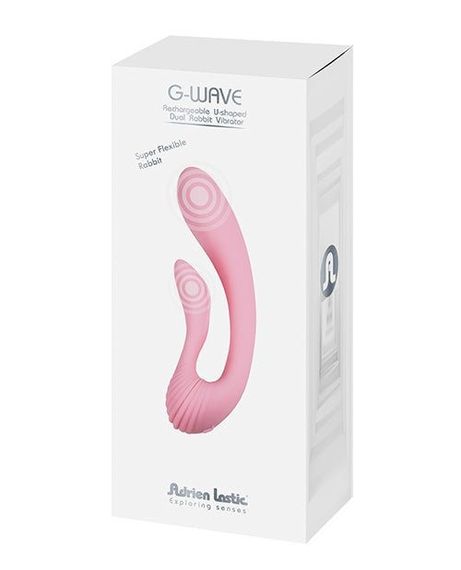 Вібратор для точки G фігурний Adrien lastic G-Wave рожевий Sex Aura | Зображення 4