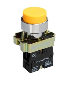 Кнопка XB2-BL21 1NO без підсвічування жовтий Ny95500286
