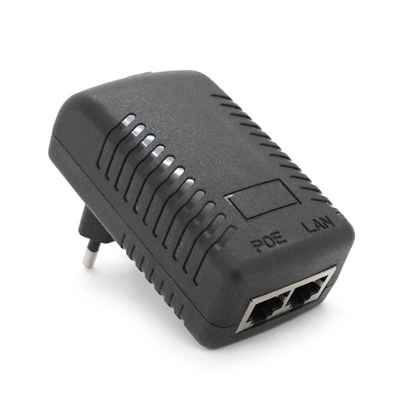 POE инжектор RITAR RT-PIN-18/18EU, 18V 1A 18Вт с портами Ethernet 10/100Мбит/с | Зображення 1