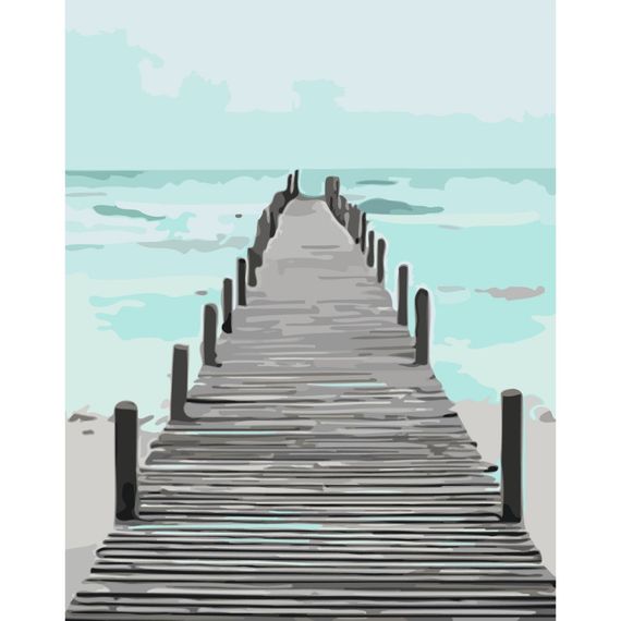 Картина по номерам "Морской пирс" 11010-AC 40х50 см Art Craft