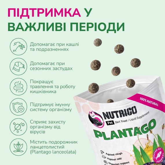 Ласощі із сиропом подорожника для собак середних порід LK Baits Pet Nutrigo Plantago Mini, 170 гр | Зображення 3