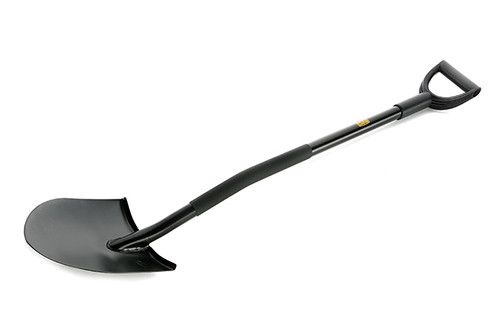 Лопата з металевою ручкою штикова Американка 220×300×1200 мм СИЛА