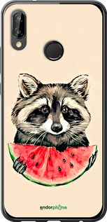 Чохол на Huawei P20 Lite Єнотик з кавуном "4605t-1410-2448"