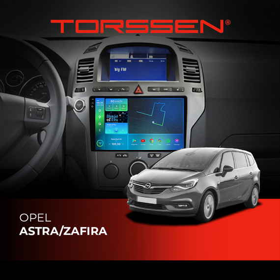 Штатна магнітола Torssen 2K Opel Astra/Zafira F9464 4G Carplay DSP