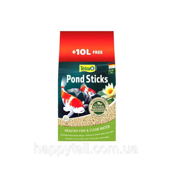 Корм для ставкових риб Tetra Pond Sticks — Основний раціон у паличках, 40 л + 10 л