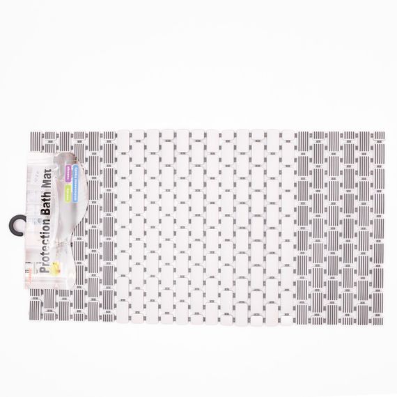 Килимок для ванної туалету душу із полівінілхлориду на присосках 73×40 см HP-42-7W | Зображення 1