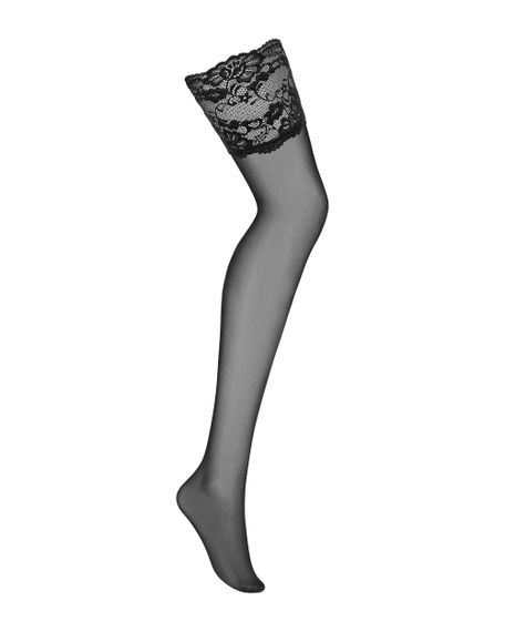 Панчохи під пояс Obsessive 810-STO-1 з Чорні S/M | Зображення 6