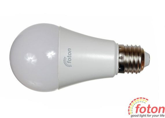 LED лампа Foton A60 10W (950lm) 4000K 220V E27 | Зображення 1