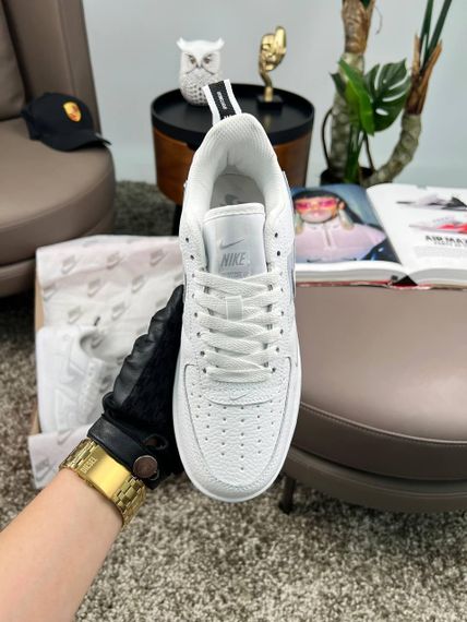 Кросівки Air Force 1 07’ LV8 Utility All White , В'єтнам 41 26-26.5 см | Зображення 9