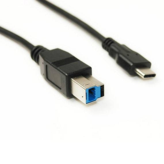 Дата кабель USB 3.0 Type-C to BM 1.5m PowerPlant (KD00AS1275) | Зображення 1