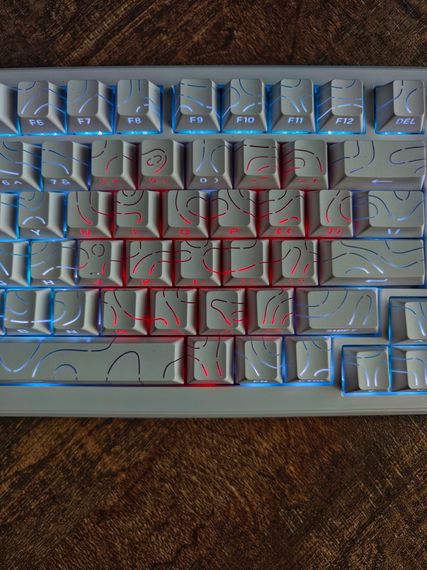 Магнітна клавіатура ATTACK SHARK X82 PRO HE white Contour Бездротова Ігрова | Зображення 3