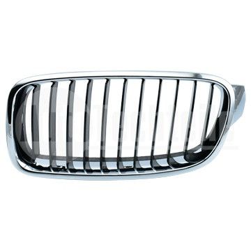 Решетка радиатора левая BMW 3 F30 11-18 (хром/чёрн.), AutoTechteile, 700 0302, 004-33-407