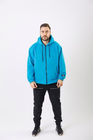 Зіп Худі унісекс МА (01) бірюза