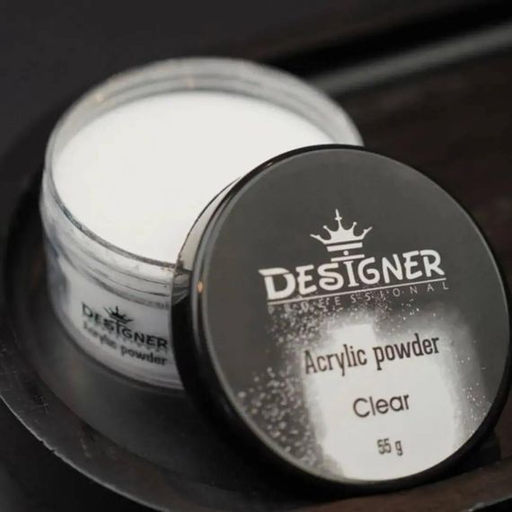 Акрилова пудра Designer Clear (прозора) 55гр | Зображення 2
