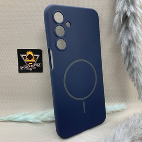 Чохол м'який для Samsung Galaxy A16 | Протиударний | Soft Touch | MagSafe | Синій