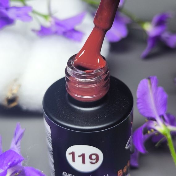 Гель-лак для ногтей Bee Nails 119 (сангиновый) 8мл