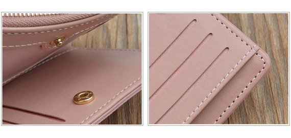 Женский кошелек Zoukane  12*9*1.8cm Черный (sv0172bl) | Зображення 5