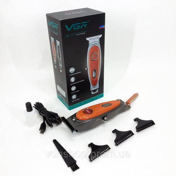 Машинка для різних стрижок акумуляторна VGR V-263, Професійна акумуляторна машинка для стрижки KG-91