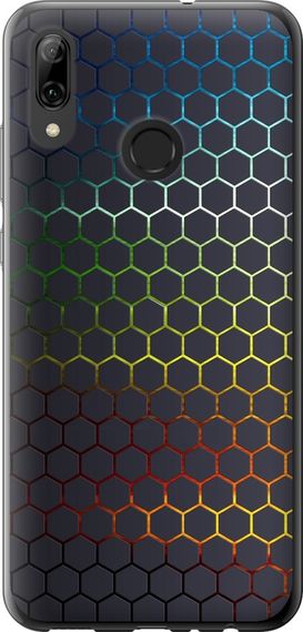 Чехол на Huawei P Smart 2019 Переливающиеся соты "498u-1634-17620"