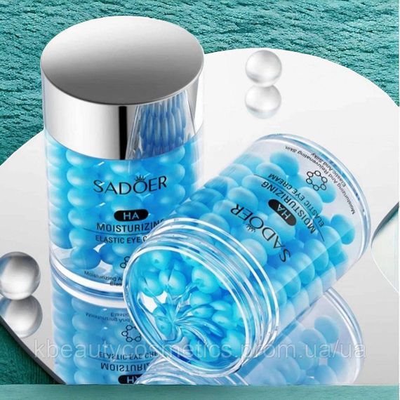 Вирівнюючий крем під очі з гіалуроновою кислотою Sadoer HA Moisturizing Elastic Eye Cream, 60 г | Зображення 1